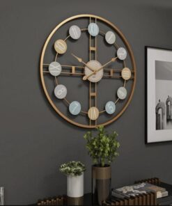 Đồng hồ treo tường số la mã hết hợp chữ số độc đáo