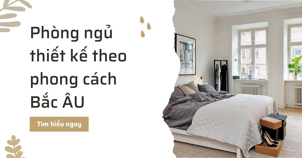 phong ngu theo phong cach bac au