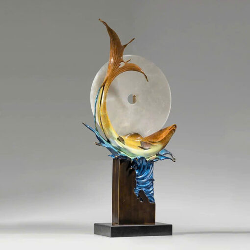 tuong ca chep om ngoc Tượng Cá Chép Vũ Môn Ôm Ngọc