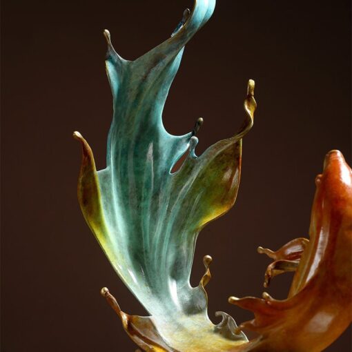 tuong-ca-chep-uon-minh 2 Tượng cá chép uốn mình bằng đồng