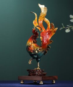 Tượng gà trống đuôi phượng