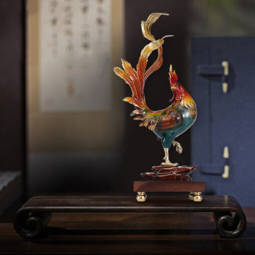 tuong-ga-trong-gay 3 Tượng gà trống đuôi phượng