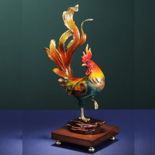 tuong-ga-trong-gay 4 Tượng gà trống đuôi phượng