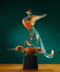 Tượng Phượng Hoành bằng đồng nghệ thuật