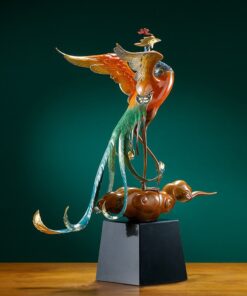 Tượng Phượng Hoành bằng đồng nghệ thuật