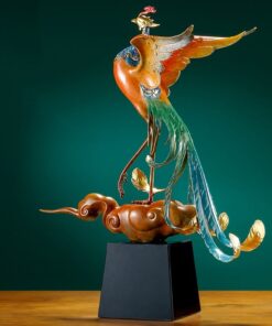 Tượng Phượng Hoành bằng đồng nghệ thuật