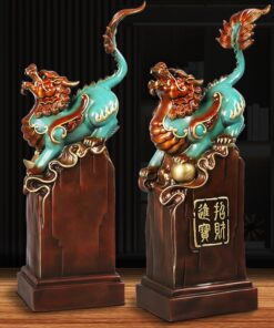 Tượng tỳ hưu phong thủy bằng đồng đẹp