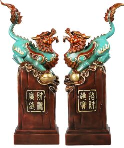 Cặp tỳ hưu phong thủy bằng đồng thau đẹp