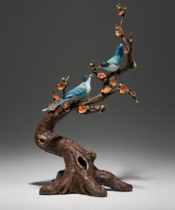 Cặp chim hỷ tượng bằng đồng đẹp sang trọng