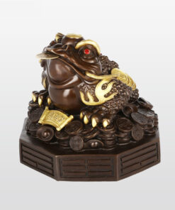 Tượng con cóc bằng đồng