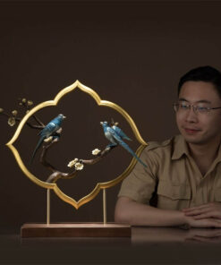 Đồ trang trí phòng khách chim hỷ tước