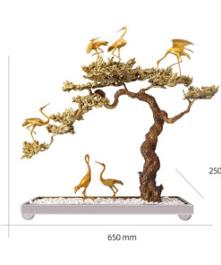Kích thước mẫu decor cao cấp đàn cò