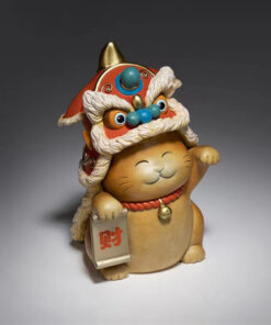 Tượng mèo may mắn để bàn đẹp hợp phong thủy