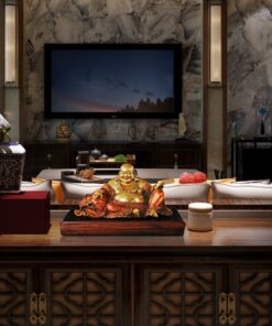 Mẫu tượng phật di lặc bằng đồng để bàn làm việc hợp phong thủy