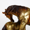 Tượng ngựa mẫu tử được làm bằng đồng nguyên chất