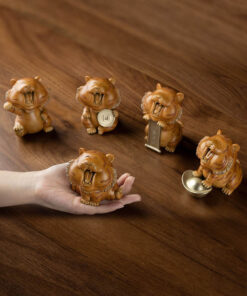 Tượng hổ cát tường decor để bàn làm việc