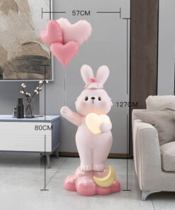 Mẫu tượng thỏ bunny để sàn sang trọng