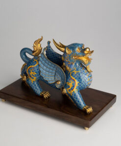 Mua Mua Tượng tỳ hưu phong thủy dát vàng 24k bằng đồng sang trọng ở Hà Nội