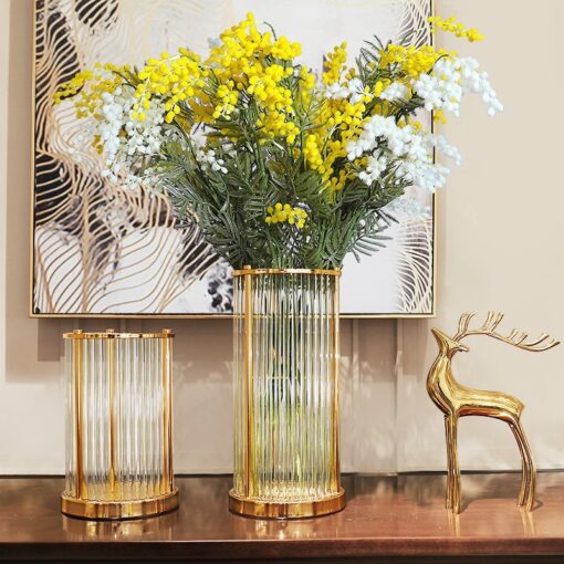 Lọ hoa thủy tinh trong suốt Lọ hoa thủy tinh trong suốt