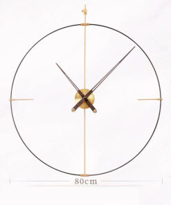 Kích thước mẫu đồng hồ treo tường theo phong cách tối giản