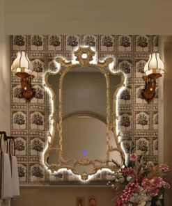 Gương decor tân cổ điển phòng khách