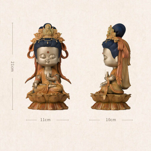 Tượng quan thế âm bồ tát chibi bằng đồng Tượng quan thế âm bồ tát chibi bằng đồng