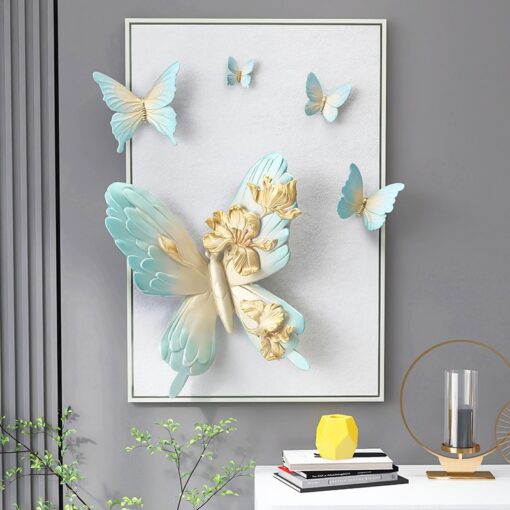 Phù điêu 3d trang trí tường uyên ương hồ điệp Phù điêu 3d trang trí tường uyên ương hồ điệp