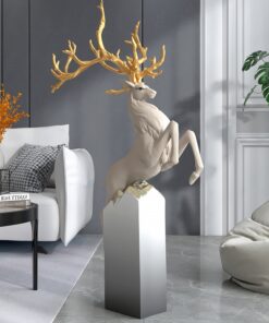 Tượng hươu để sàn