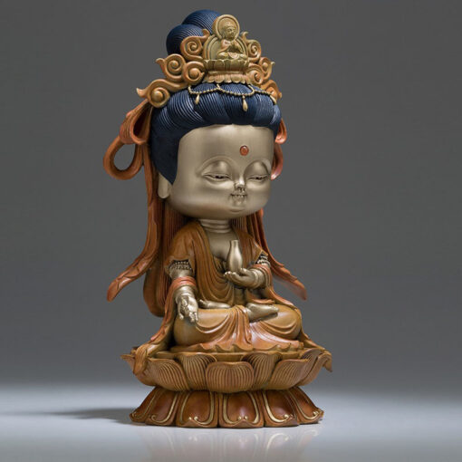 Mẫu tượng phật thiền chibi quan thế âm bồ tát Mẫu tượng phật thiền chibi quan thế âm bồ tát