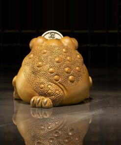 Cóc vàng 3 chân mini để bàn thờ thần tài