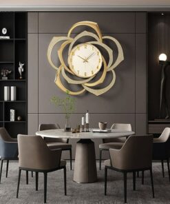 Đồng hồ treo tường hình bông hoa sáng tạo