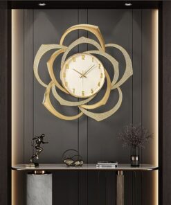 Đồng hồ treo tường hình bông hoa sáng tạo