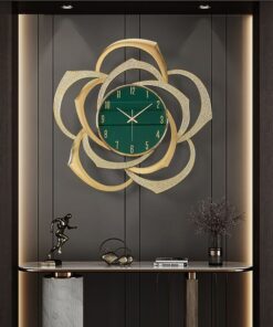 Đồng hồ treo tường hình bông hoa sáng tạo