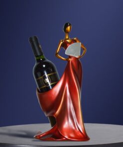 Giá rượu cô gái múa quạt bắt mắt