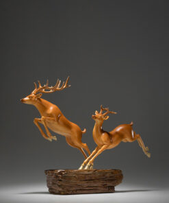 Tượng đôi hươu chạy
