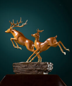 Tượng đôi hươu chạy