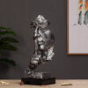 Tượng im lặng trang trí nội thất, phòng khách, tủ rượu