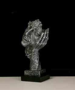 Tượng im lặng trang trí nội thất, phòng khách, tủ rượu