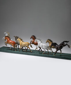 Tượng bát mã cao cấp bằng đồng đẹp