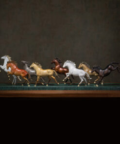 Tượng bát mã cao cấp bằng đồng đẹp