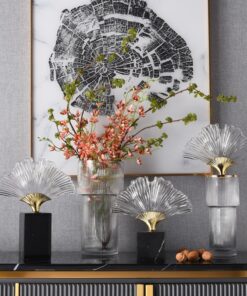 Mô hình lá bạch quả bằng thủy tinh