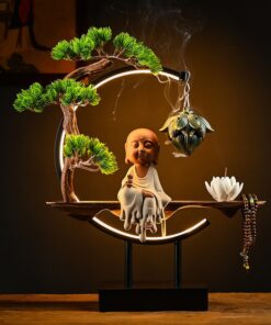 Thác khói trầm hương Phật thờ tại gia