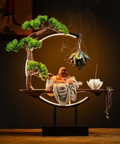 Thác khói trầm hương Phật thờ tại gia