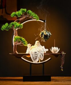 Thác khói trầm hương Phật thờ tại gia