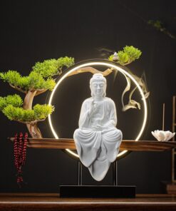 Thác khói trầm hương Phật A Di Đà