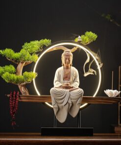 Thác khói trầm hương Phật Thích Ca Mâu Ni