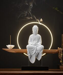 Thác khói trầm hương Phật Thích Ca Mâu Ni