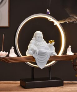 Thác khói trầm hương phật Di Lặc