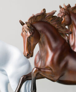 Tượng bát mã bằng đồng đẹp