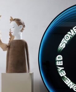 Tượng decor trang trí kệ tivi trừu tượng